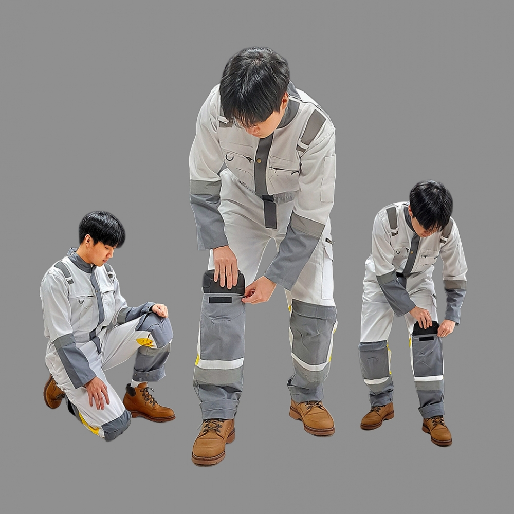 프로맨 이지오프 통풍 특허커버올 SCV-200WG, 커버롤 점프수트 일체형작업복