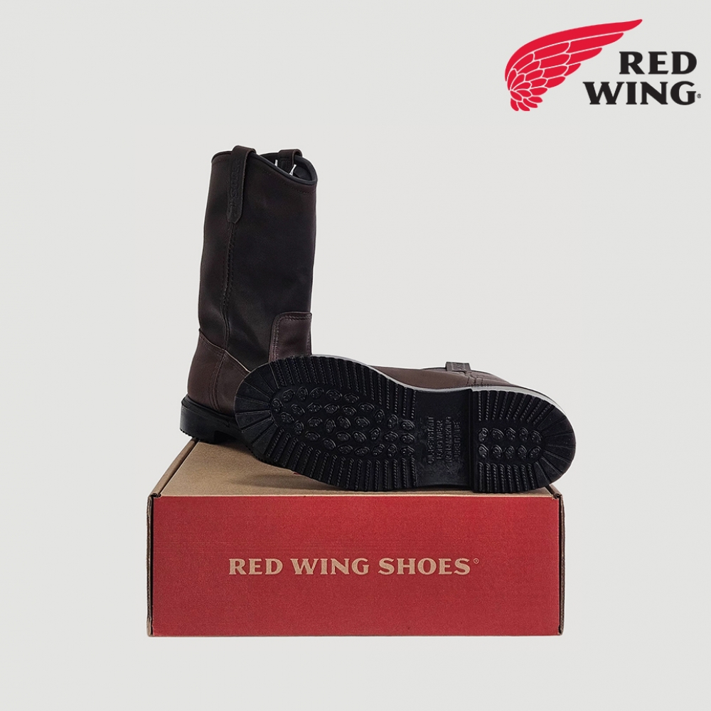 레드윙 11인치 페코스 수퍼솔 방수 워크 부츠 2230 스틸 토우 작업화 안전화