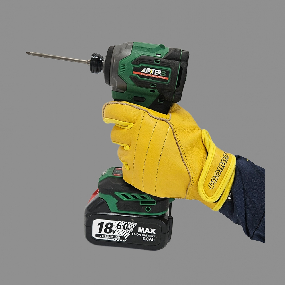 프로맨 메카닉 가죽 장갑 PM-7009,소가죽 안전용 산업용 작업용 등산 캠핑 바이크