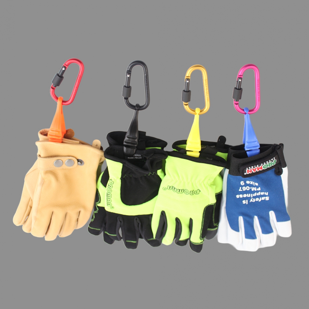 에르고다인 카라비너 장갑집게 3400CA, 장갑클립 장갑고리 다용도 집게