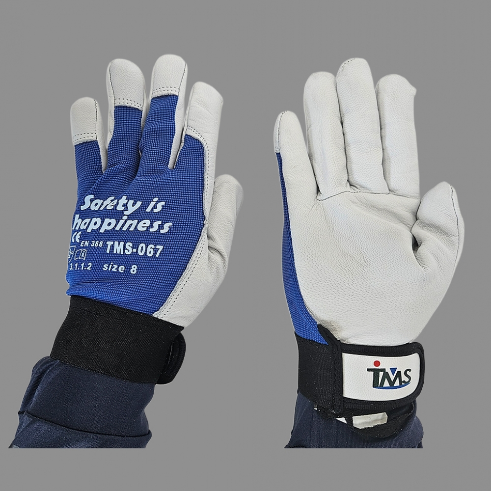 티엠에스 가죽장갑 TMS-067, 염소가죽 안전용 산업용 작업용