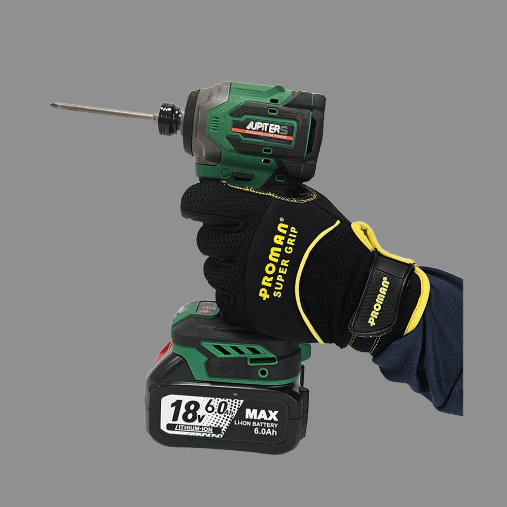 프로맨 메카닉 수퍼그립 장갑 PM-1047, 안전용 산업용 작업용 등산 캠핑 바이크 터치스크린