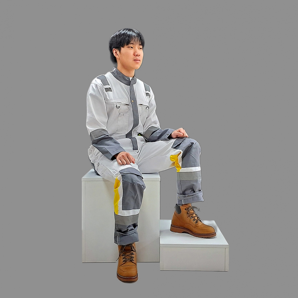 프로맨 이지오프 통풍 특허커버올 SCV-200WG, 커버롤 점프수트 일체형작업복