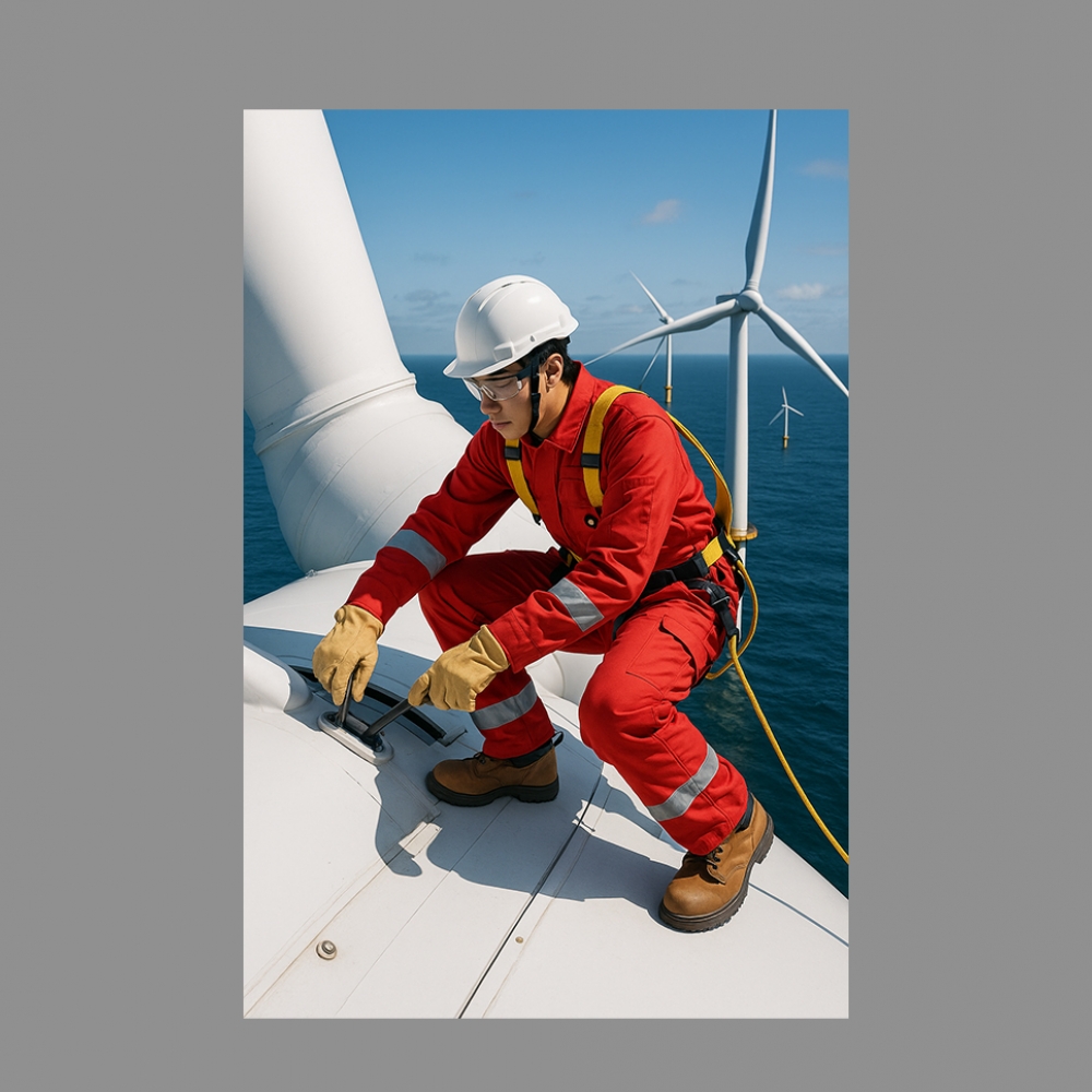 티엠에스 작업복 FRJW-071,투피스 안전작업복 산업용 다목적용 봄.가을 겨울용 빨강