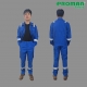 프로맨 작업복 PM-100FB,투피스 안전작업복 산업용 다목적용 봄.가을 겨울용 파랑