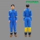 프로맨 이지오프 통풍 특허커버올 SCV-200BK, 커버롤 점프수트 일체형작업복 파랑